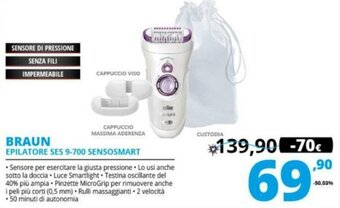 Comet Braun Epilatore SES 9-700 Sensosmart offerta