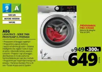 Comet Aeg Lavatrice - Serie 7000 Prosteam/L7FEE94SX offerta