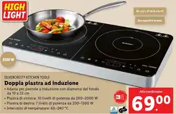 Lidl SILVERCREST KITCHEN TOOLS Doppia piastra ad induzione offerta