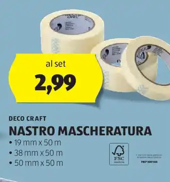 ALDI DECO CRAFT Nastro mascheratura offerta