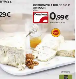 Coop Gorgonzola dolce d.o.p. arrigoni all'etto offerta