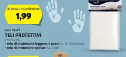 ALDI DECO CRAFT Teli protettivi offerta