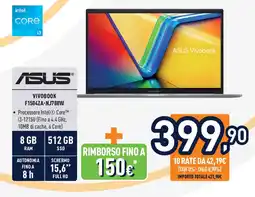 Unieuro ASUS Vivobook F1504ZA-NJ788W offerta