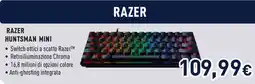 Unieuro Razer huntsman mini offerta