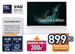 Unieuro Galaxy book2 pro se offerta