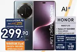 Unieuro HONOR Magic7 lite offerta