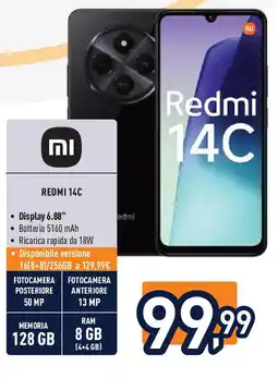 Unieuro Redmi REDMI 14C offerta