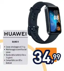 Unieuro HUAWEI Band 8 offerta