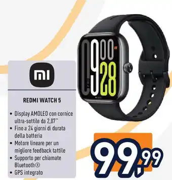 Unieuro mi REDMI WATCH 5 offerta