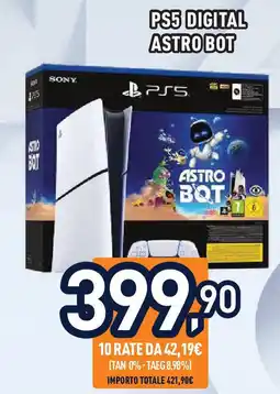 Unieuro SONY PS5 digital astrobot offerta