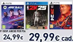 Unieuro PS5 F1 24 offerta