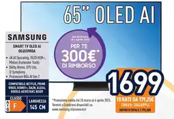 Unieuro Samsung SMART TV OLED AI offerta