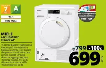 Comet Miele Asciugatrice TCA220 WP offerta