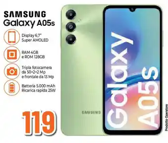 Ipercoop Samsung galaxy a05s offerta