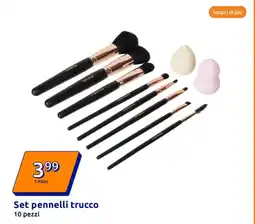 Action Set pennelli trucco offerta