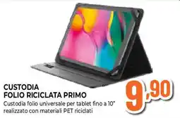Ipercoop Custodia folio riciclata primo offerta