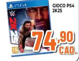 Ipercoop Gioco ps4 2k25 offerta