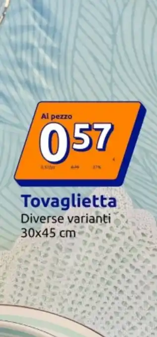 Action Tovaglietta offerta