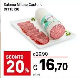 Iper La Grande Salame milano castello CITTERIO offerta
