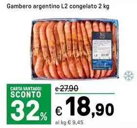 Iper La Grande Gambero argentino congelato offerta