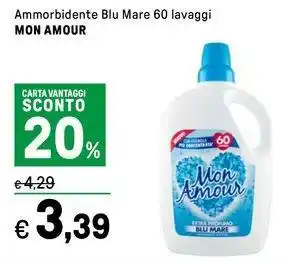 Iper La Grande Ammorbidente blu mare MON AMOUR offerta