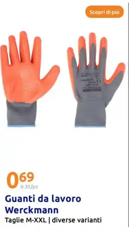 Action Guanti da lavoro Werckmann offerta