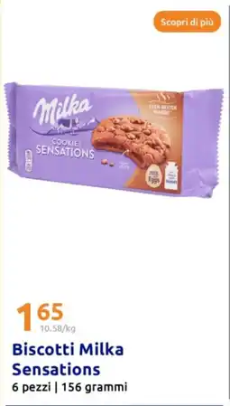 Action Biscotti Milka Sensations offerta