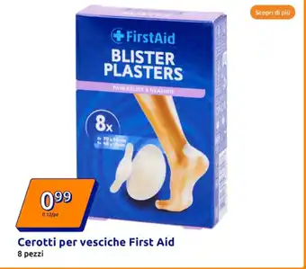 Action Cerotti per vesciche First Aid offerta