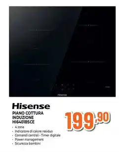 Ipercoop Hisense piano cottura induzione HI6401BSCE offerta