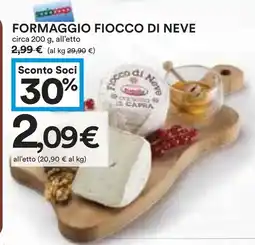 Coop Formaggio fiocco di neve offerta