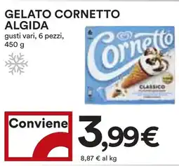 Coop Gelato cornetto ALGIDA offerta