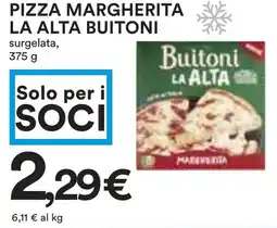 Coop Pizza margherita la alta BUITONI offerta