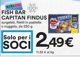 Coop Fish bar capitan FINDUS offerta