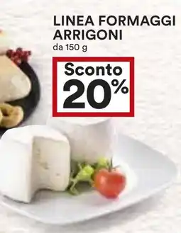 Coop Linea formaggi ARRIGONI offerta