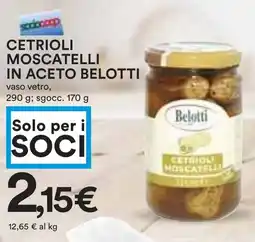 Coop Cetrioli moscatelli in aceto BELOTTI offerta