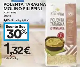 Coop Polenta taragna MOLINO FILIPPINI offerta