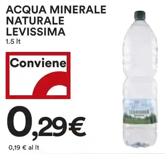 Coop Acqua minerale naturale LEVISSIMA offerta