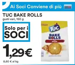 Coop TUC bake rolls offerta