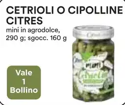 Coop Cetrioli o cipolline CITRES offerta