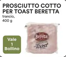 Coop Prosciutto cotto per toast BERETTA offerta