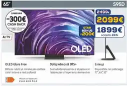 Euronics SAMSUNG OLED 65" S95D offerta