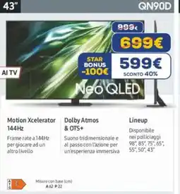 Euronics SAMSUNG Neo QLED 43" QN90D offerta