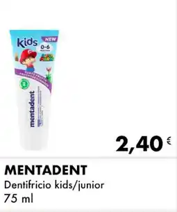 Iper Tosano MENTADENT Dentifricio kids/junior offerta