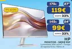 Euronics HP MONITOR - SERIE 5SF offerta