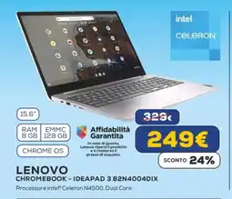 Euronics LENOVO CHROMEBOOK - IDEAPAD 3 82N4004DIX offerta