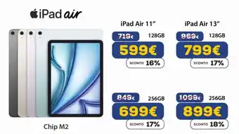 Euronics iPad Air 11" offerta