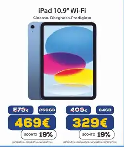 Euronics iPad 10.9" Wi-Fi offerta