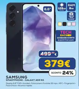 Euronics SAMSUNG SMARTPHONE - GALAXY A55 5G offerta