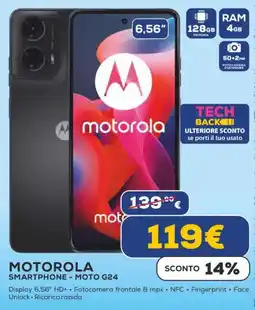 Euronics MOTOROLA SMARTPHONE - MOTO G24 offerta