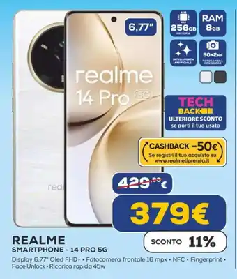 Euronics REALME SMARTPHONE - 14 PRO 5G offerta